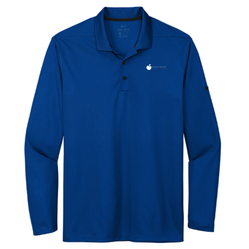 AHC School Staffing Mens Nike Pique Long Sleeve Polo