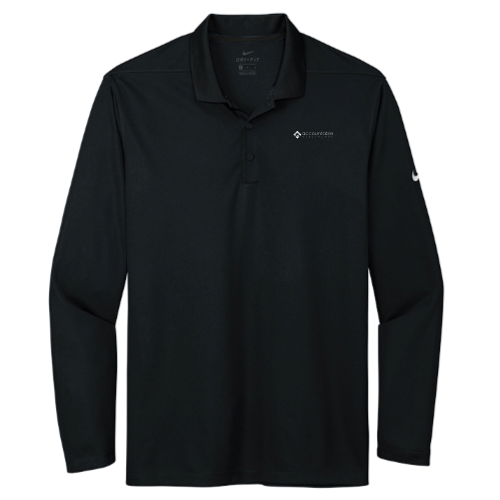 AHC Mens Nike Pique Long Sleeve Polo