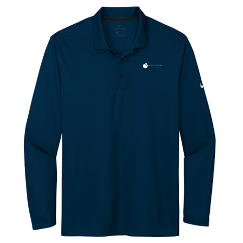AHC School Staffing Mens Nike Pique Long Sleeve Polo